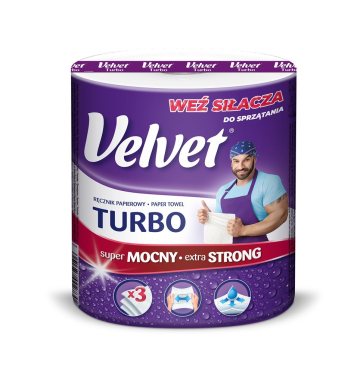 RĘCZNIK VELVET TURBO 3 warstwowy, 340 listków