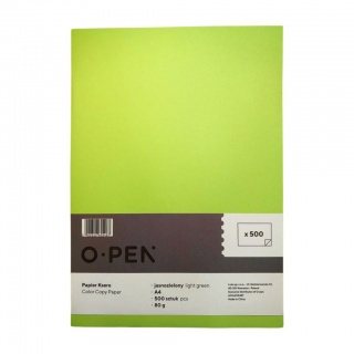 PAPIER O.PEN A4 80G JASNOZIELONY 500k