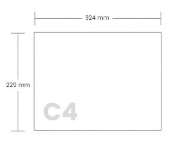 KOPERTA C-4 HK  BIAŁA 100szt NC