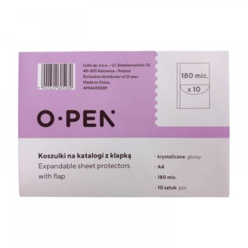 Koszulki na katalogi AMA, poszerzane 10sz KLAPKA