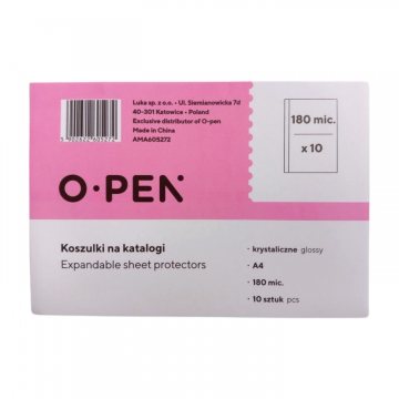 Koszulki na katalogi AMA, poszerzane 180MIC 10szt