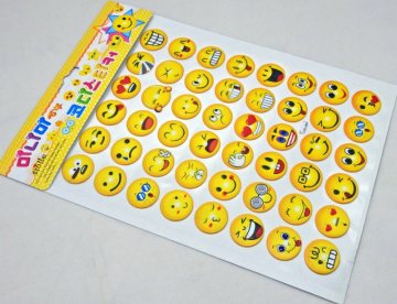 NAKLEJKI SMILE LXL LSD-001 EMOTKI BUŹKI HAPPY STIC
