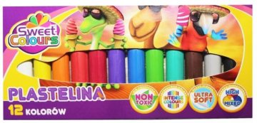 PLASTELINA 12 KOL.PASTELOWA SWEET COLOURS