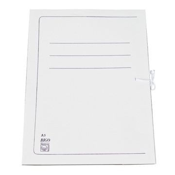 TECZKA WIĄZANA A3 BIAŁA BIGO