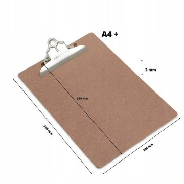 RAPESCO CLIPBOARD DESKA HARD A4+