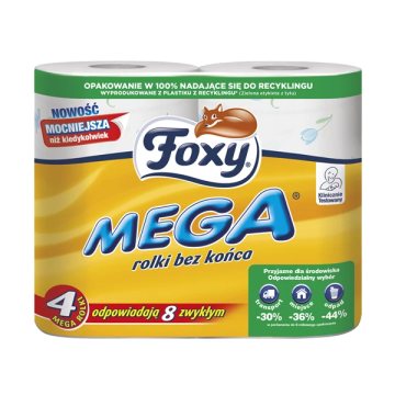 PAPIER TOALETOWY FOXY MEGA 4SZT 3W