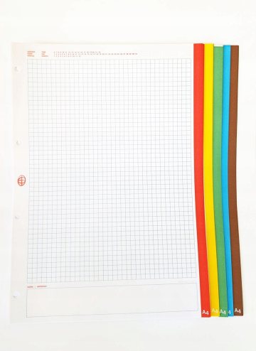 Wkład do segregatora A4/50 kratka LUX INTERDRUK