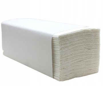 RĘCZNIK ZZ CELULOZA BIAŁY 2w  23X25
