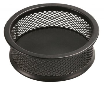 POJEMNIK  CZARNY SIATKA NA SPINACZE OFFICE PR.