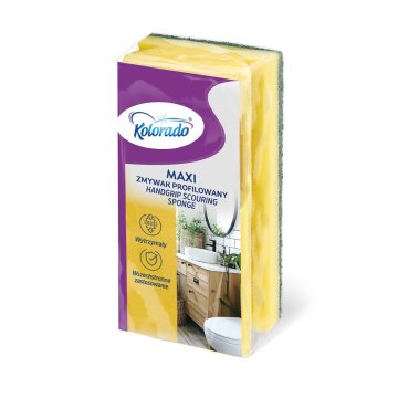 GĄBKA ZMYWAK KUCHENNY KRYSZTAŁ  PROFILOWANY 1szt