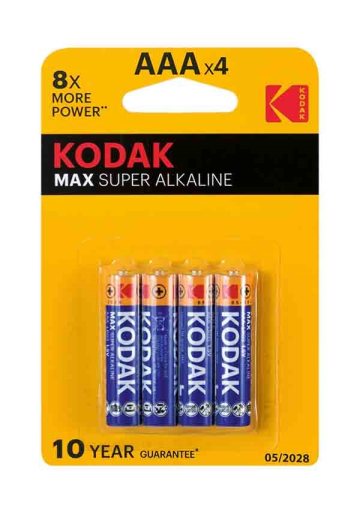 BATERIA  LR03 KODAK BLISTER 4SZT