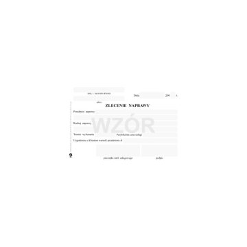 ZLECENIE NAPRAWY A6 100k