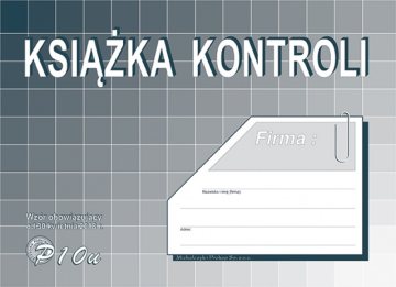 DP KSIĄŻKA KONTROLI A5 P10U