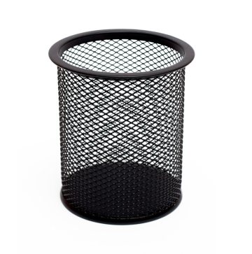 TRES Kubek okrągły duży CZARNY