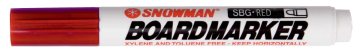 SNOWMAN BG Pisak suchościeralny czerwony