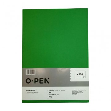 PAPIER O.PEN A4 80G ZIELONY 500k