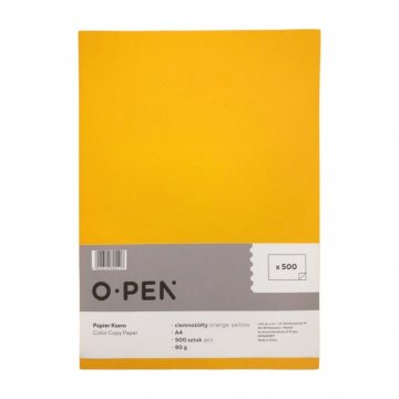 PAPIER O.PEN A4 80G CIEMNO  ŻÓŁTY 500k