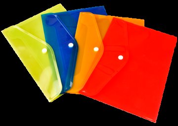 KOPERTA PP NA ZATRZASK A4 CZERWONA