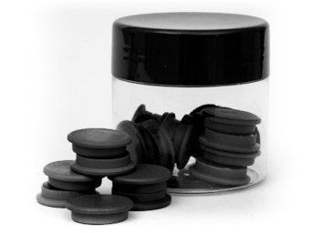 TRES Magnes 20 mm standard czarny 20szt