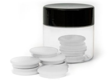 TRES Magnes 30 mm standard biały 10szt