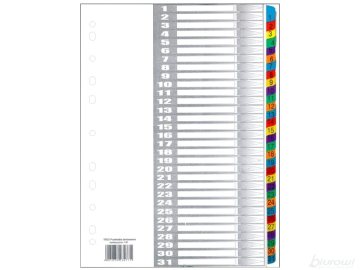PRZEKŁADKI TRES LAMINOWANE A4 1-31 numerowane