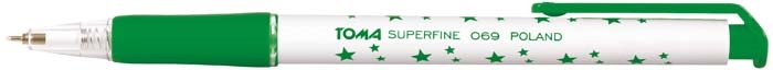 DŁUGOPIS TOMA SUPERFINE 069 AUTOMATYCZNY ZIELONY