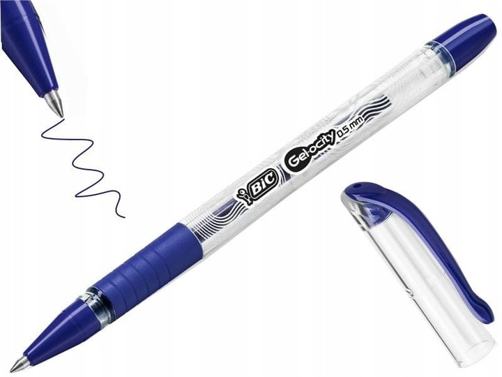 Długopis żelowy Bic Gelocity Stic 0,5mm niebieski