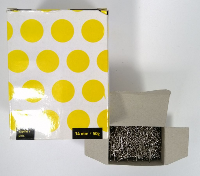 SZPILKI KRÓTKIE 14MM DECO 50G