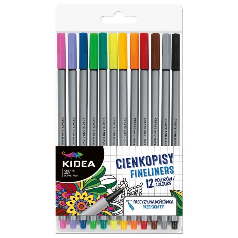 CIENKOPIS KIDEA ZESTAW 12 kol