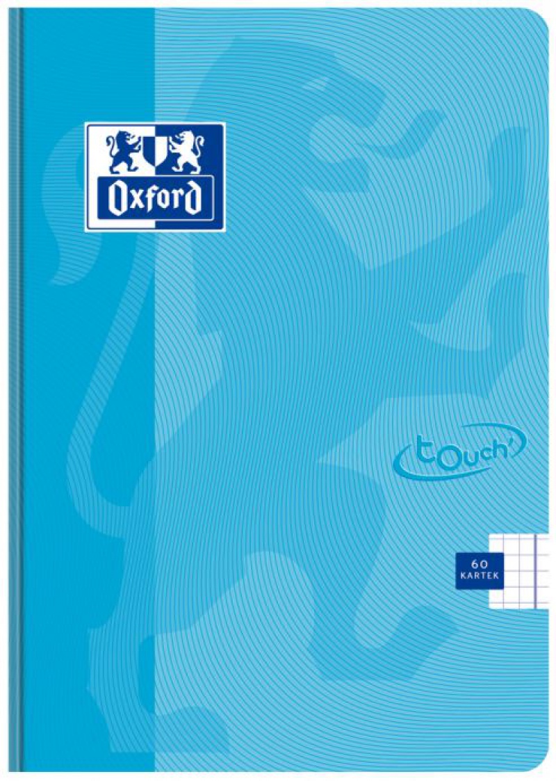 ZESZYTA A5 60K OXFORD KRATA  LAMINOWANY