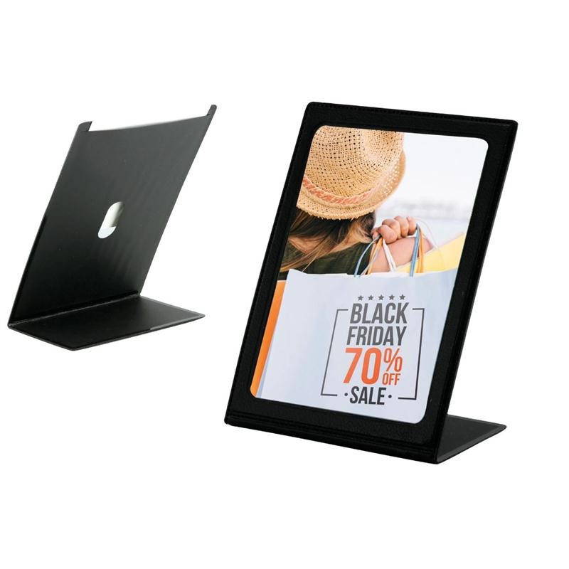 STOJAK NA ULOTKĘ A4 L  PION  J14.3768 czarny