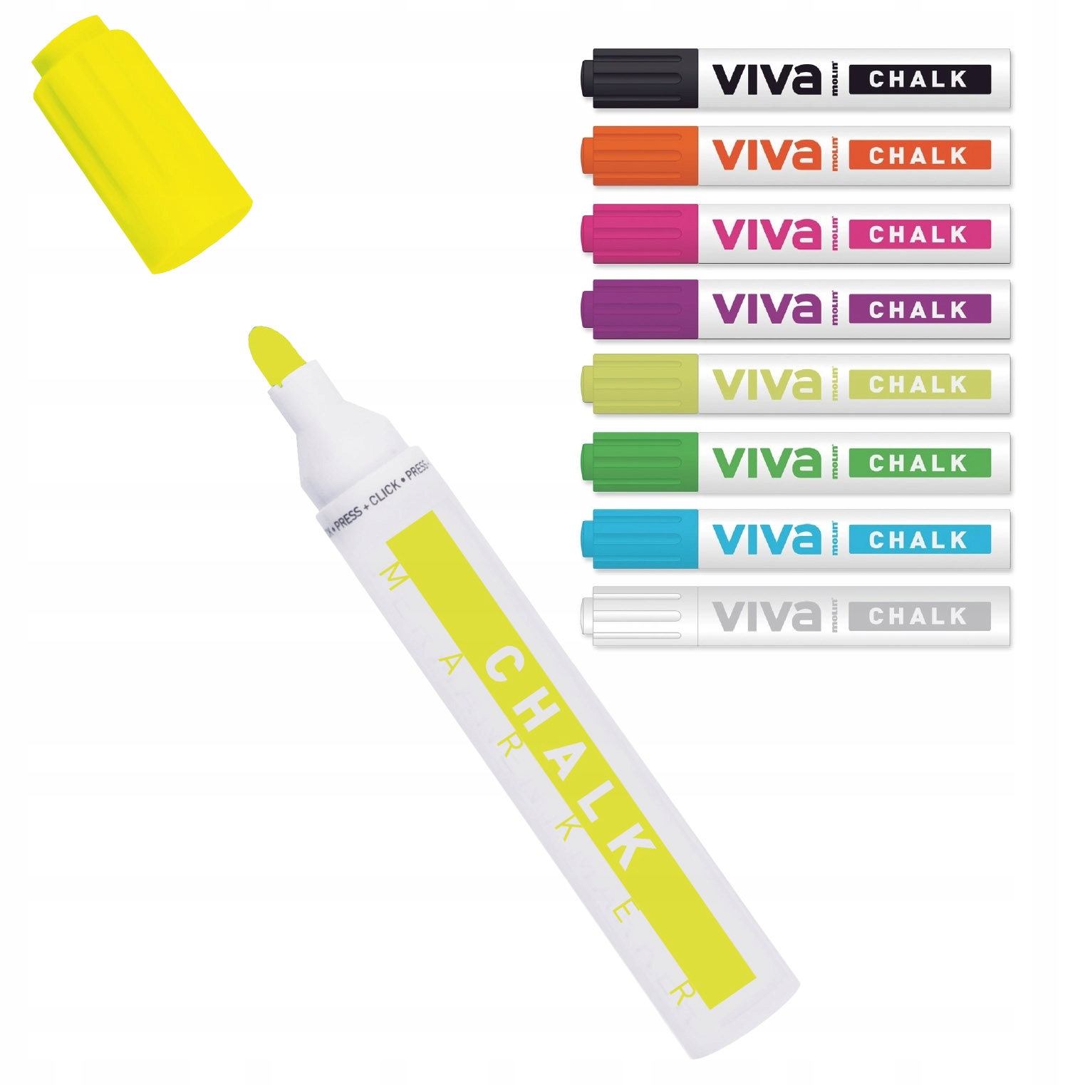 VIVA Marker kredowy żółty kreda w płynie do szyb