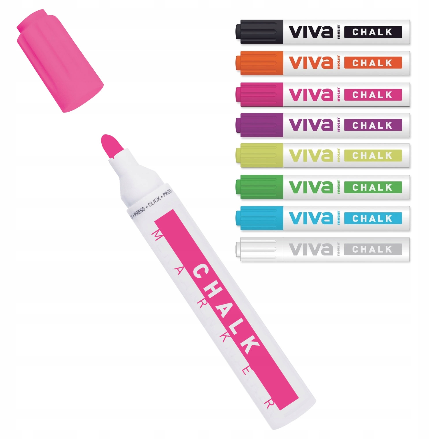 VIVA Marker kredowy różowy kreda w płynie