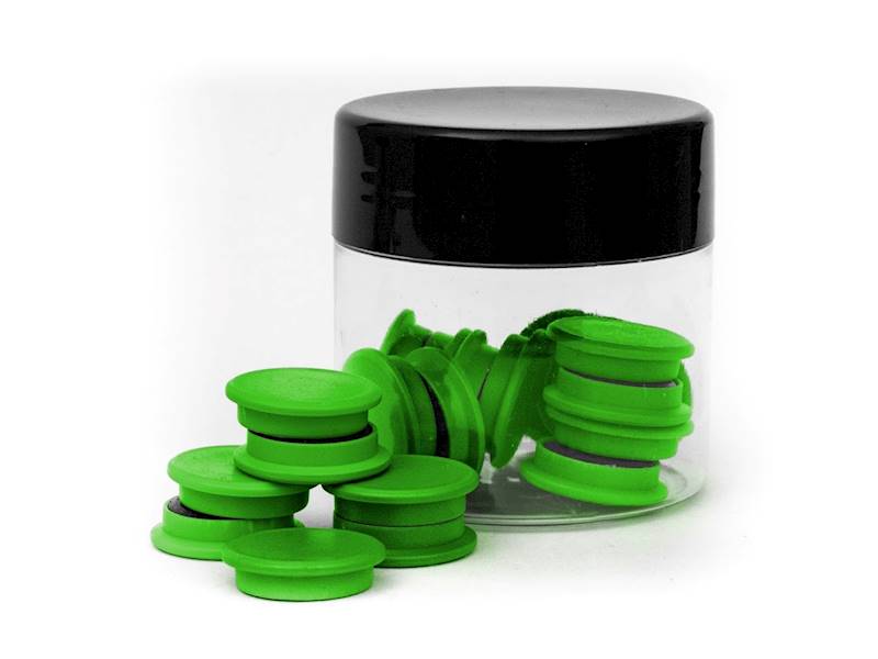 TRES Magnes 30 mm standard zielony 10szt