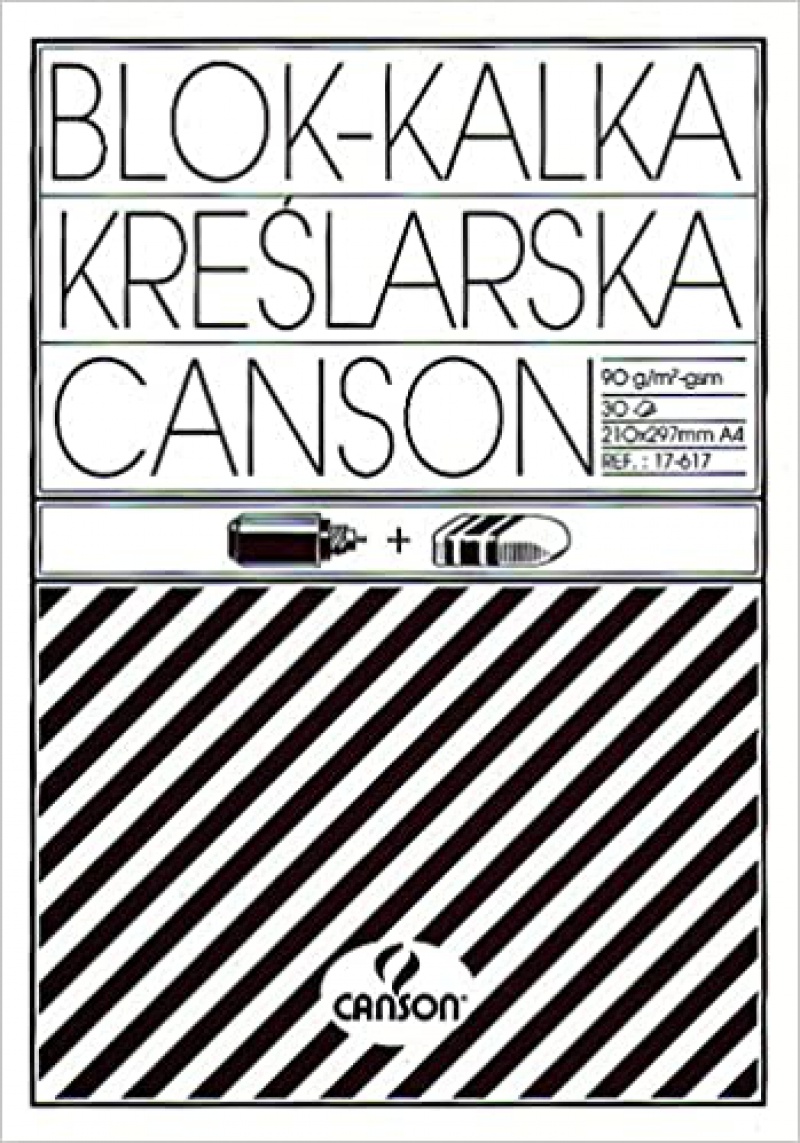 KALKA KREŚLARSKA  A4 90G/95g 30ark CANSON