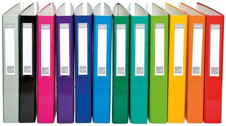 SEGREGATOR VAUPE 2-RINGOWY A4 40 MM FCK ZIELONY