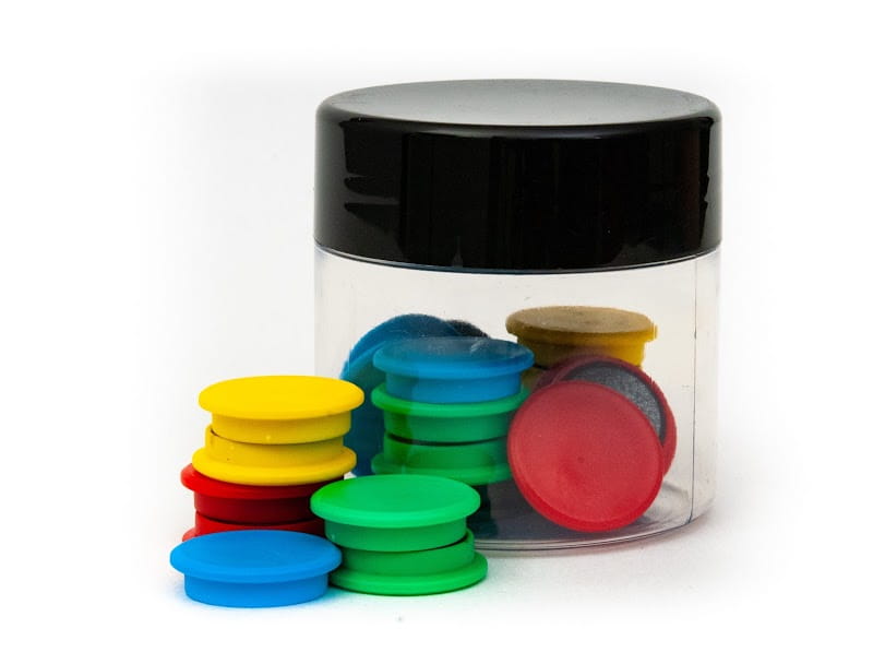 TRES Magnes 20 mm standard mix koloru 20szt