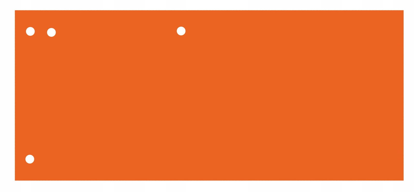 TRES przekładka kart.INTENS 240x105 (100) pomarań