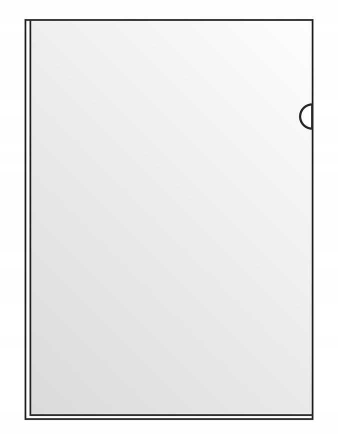 TRES Folder L A4 ( 200 mic)  PCV sztywny OFERTÓWKA