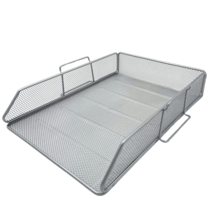 TRES SZUFLADA SREBRNA 34X28,5X7,5CM