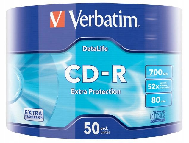PŁYTA CD-R VERBATIM SZPINDEL 50szt