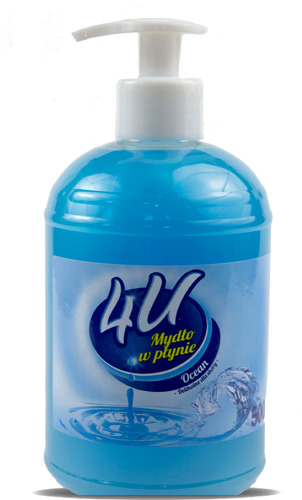 MYDŁO W PŁYNIE 4U Z DOZOWNIKIEM 500ml antybakter.
