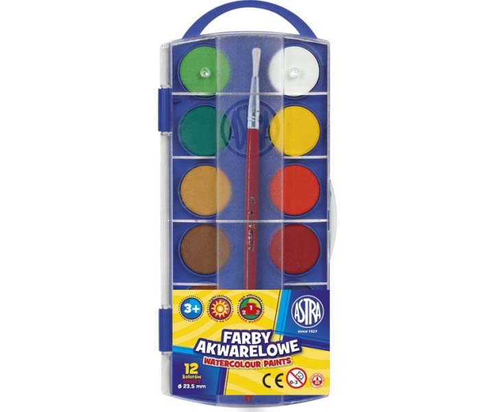STRIGO FARBY AKWARELOWE 12 KOL