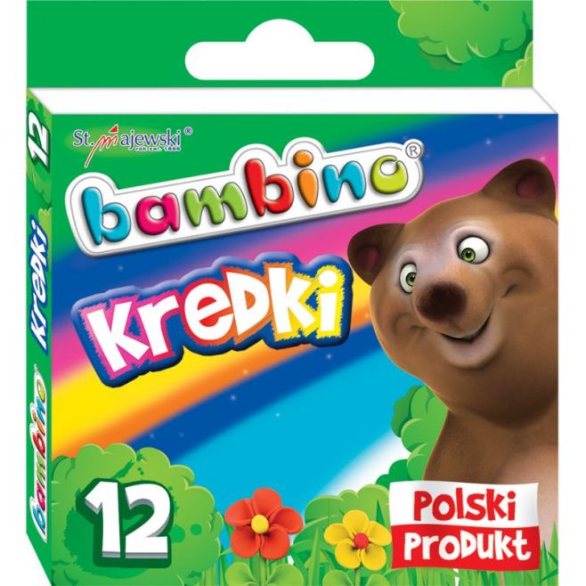 BAMBINO KREDKI ŚWIECOWE 12 KOL
