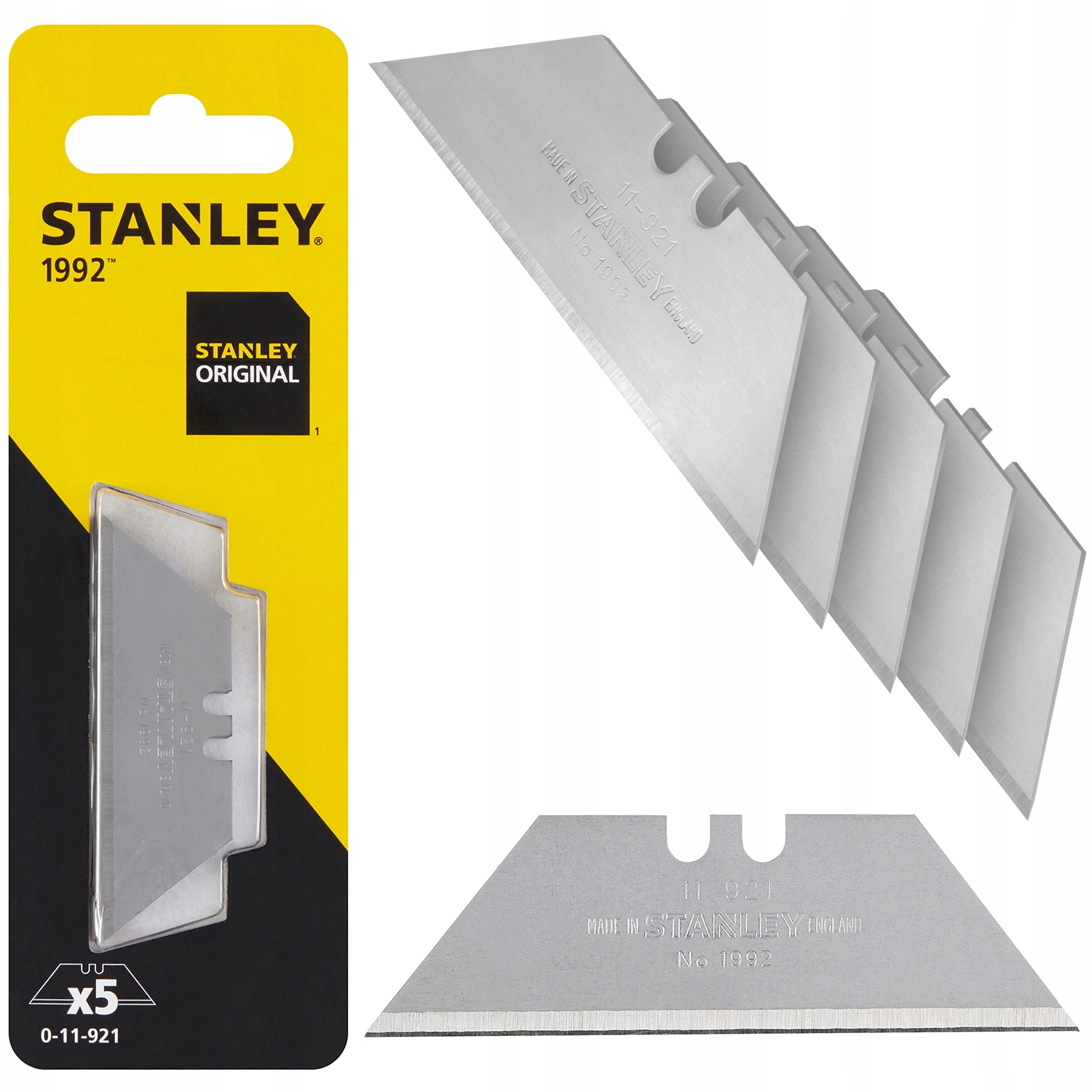OSTRZA TRAPEZOWE NOŻYKI STANLEY 5szt 11-921