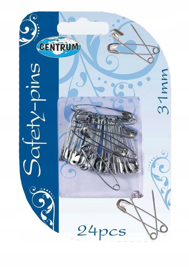 AGRAFKI CENTRUM 31MM 24szt 80929