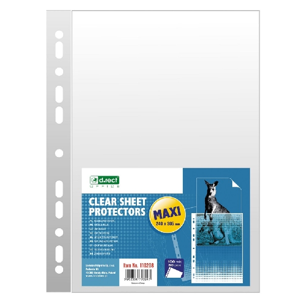 KOSZULKA KRYSTALICZNA D.RECT MAXI A4 50szt 100mic