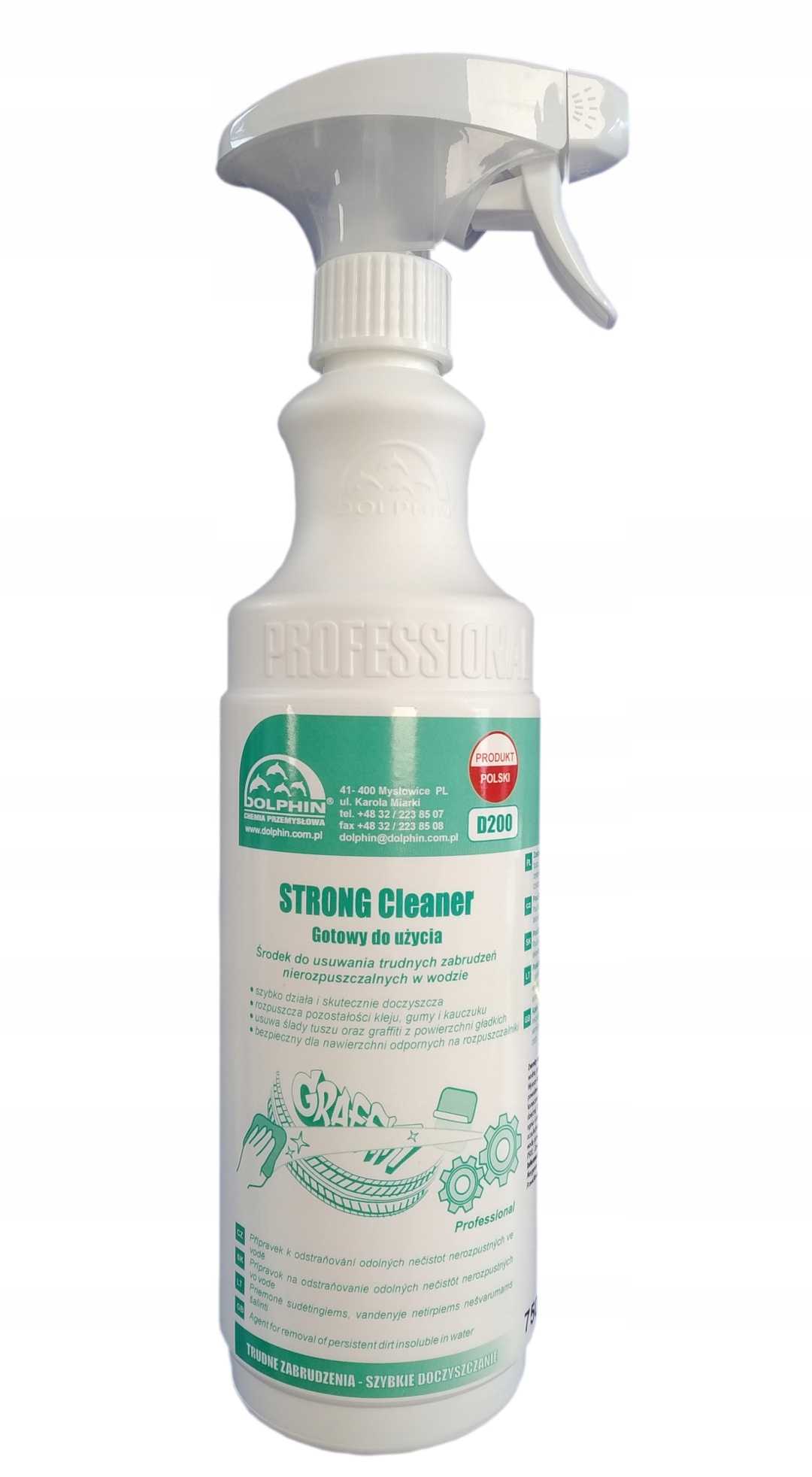 Dolphin Strong Cleaner 0,75l do usuwania kleju