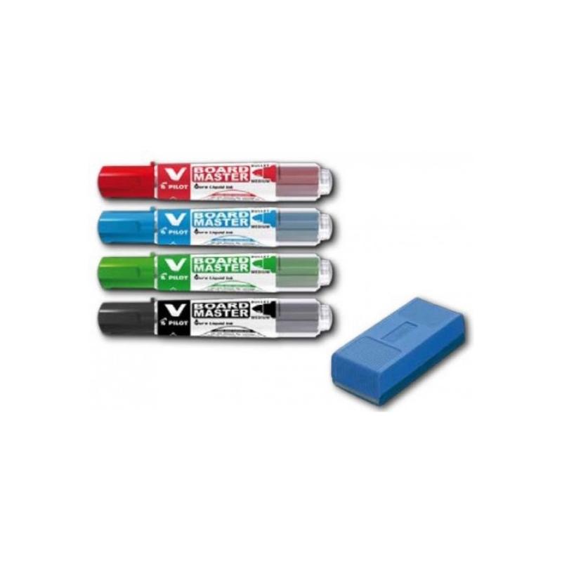 PILOT V-BOARD MASTER 4szt+gąbka WBMA-VBM-M-S4-BG
