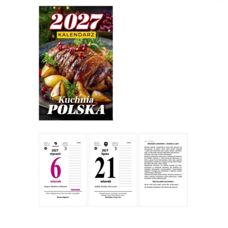 KALENDARZ ZDZIERAK  2027